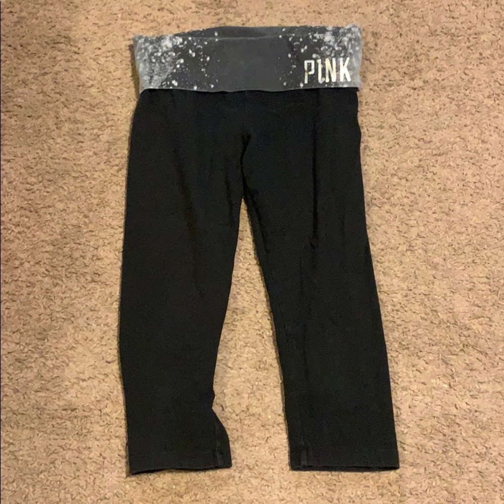 Pink Crop Leggings